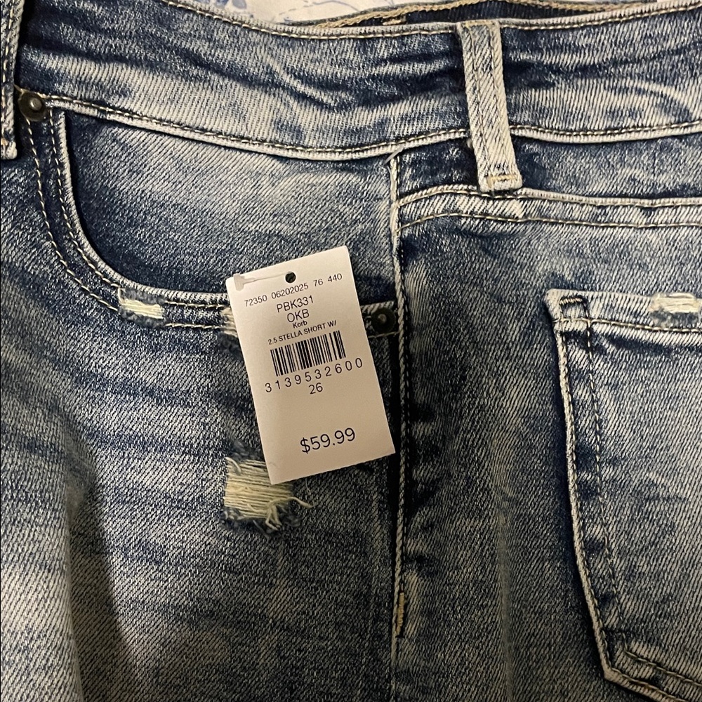 NWT women’s BKE Stella stretch low rise distressed jeans exclusive buckle $69.99 - Picture 8 of 12